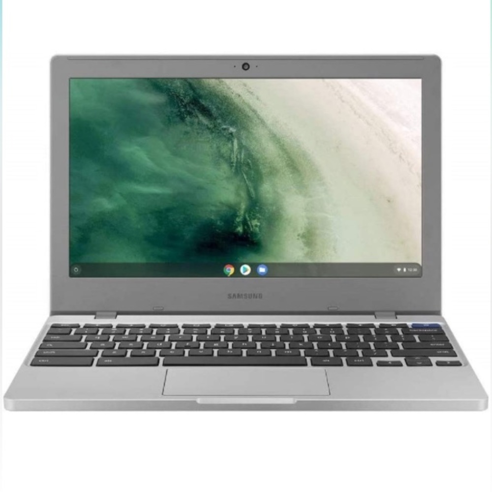 Samsung Chromebook 4, 11.6” LCD, Intel Celeron N4020, Chrome OS, Satin Grey